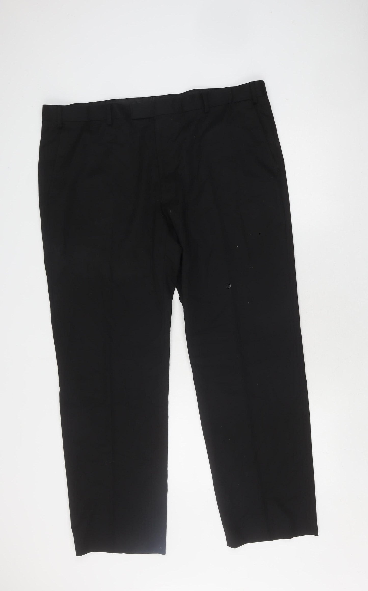 Marks and Spencer Men's Black Dress Pants - Size 42