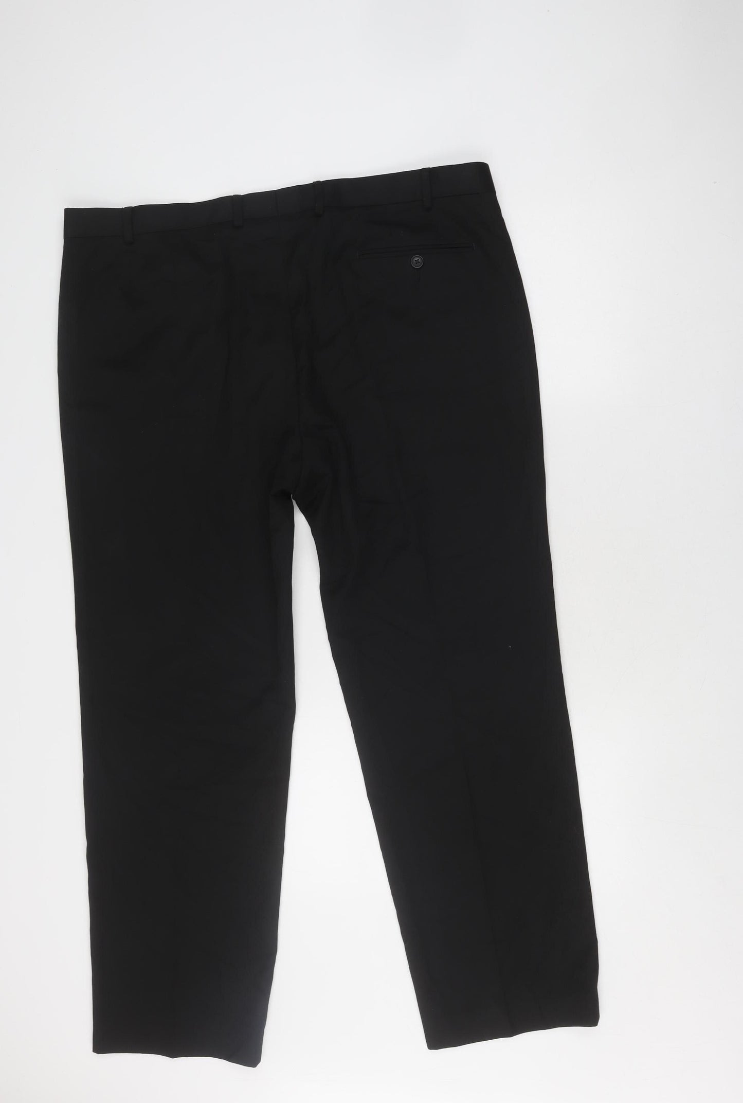 Marks and Spencer Men's Black Dress Pants - Size 42