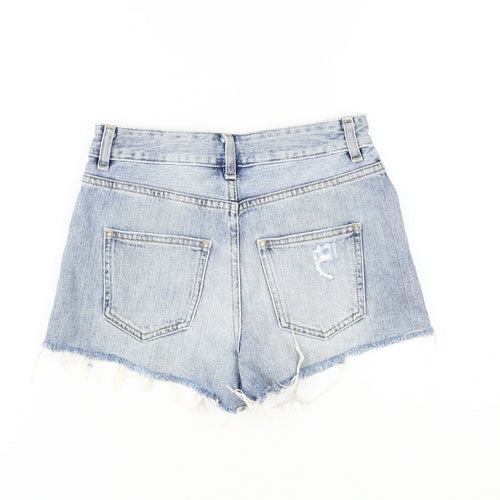 ASOS Women's Blue Cut-Off Denim Shorts Size 6