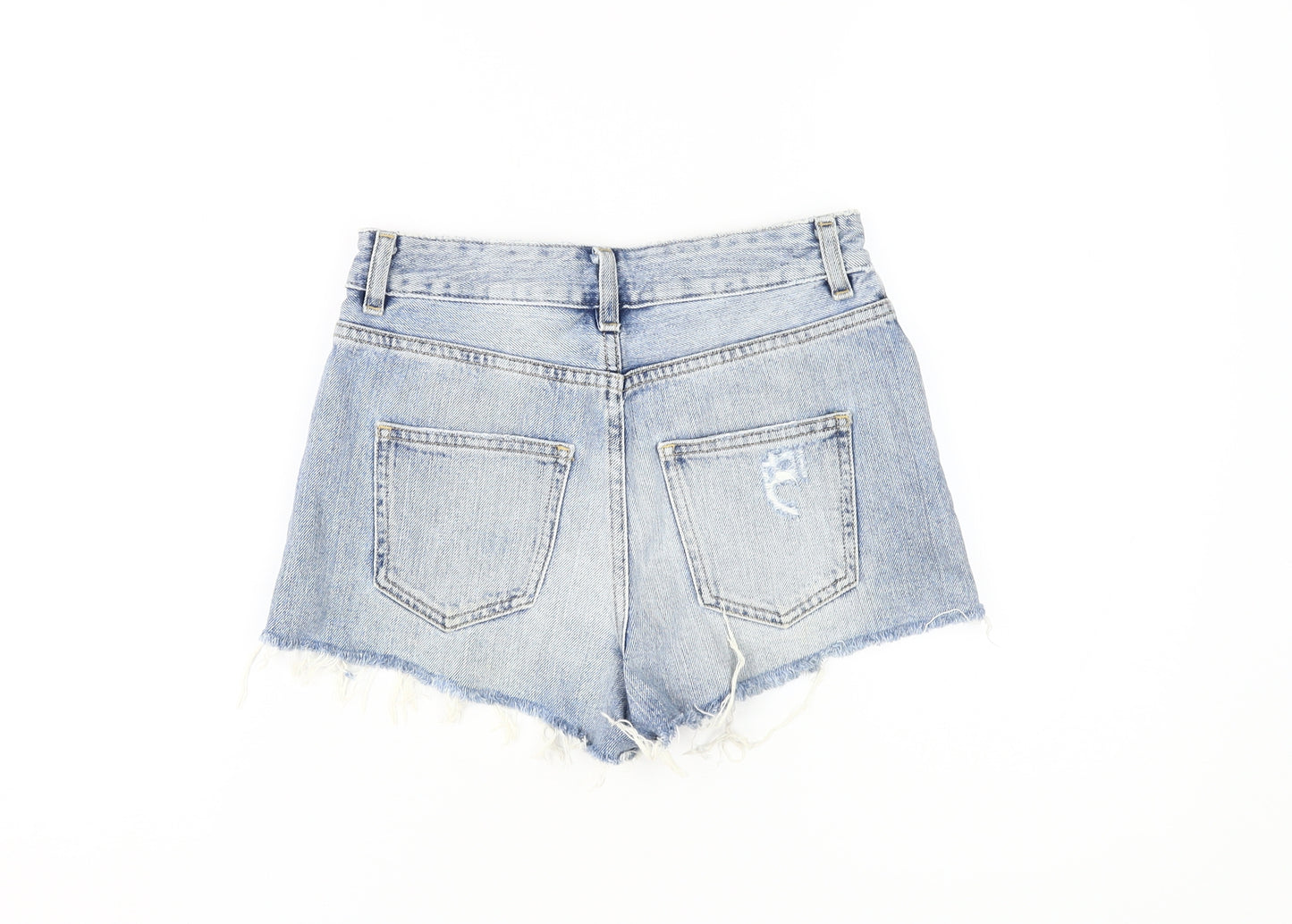 ASOS Women's Blue Cut-Off Denim Shorts Size 6