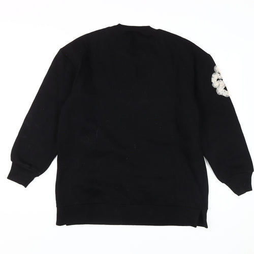 French Connection Women's Black Pullover Sweatshirt S