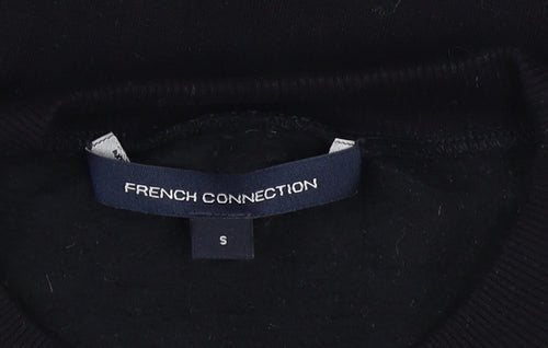 French Connection Women's Black Pullover Sweatshirt S
