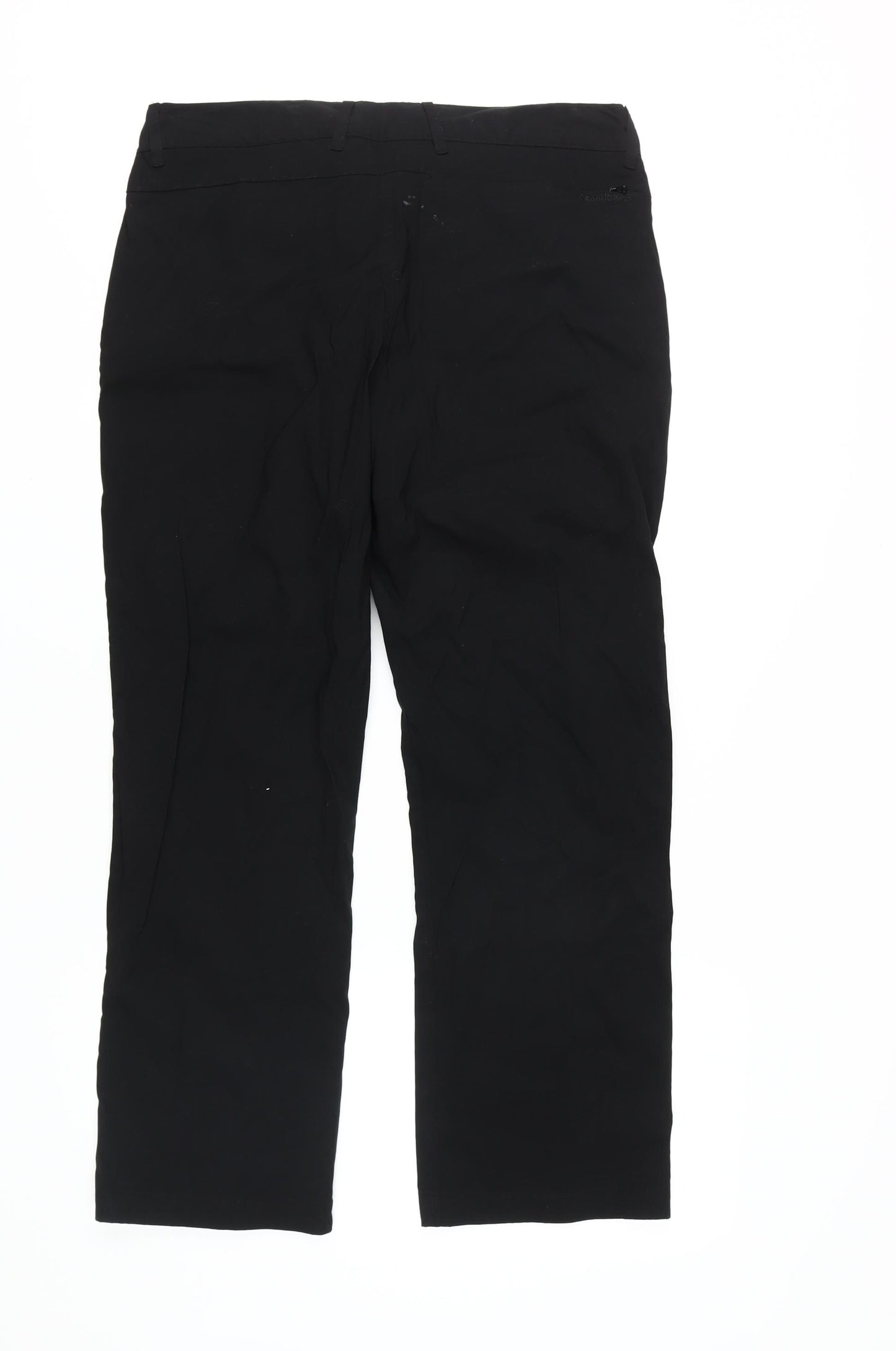 Craghoppers Men's Black Trousers S Regular Fit