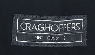 Craghoppers Men's Black Trousers S Regular Fit