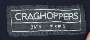Craghoppers Men's Black Cargo Trousers, 36 S, Regular Fit