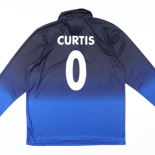 Shrey Men's Blue Cricket Long Sleeve Casual Pullover L