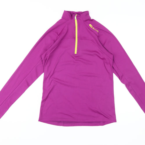 Sugoi Women's Purple Long Sleeve Athletic Pullover Top