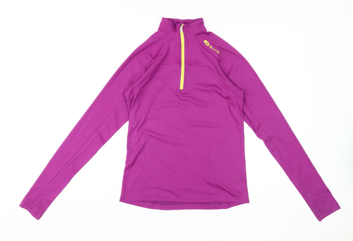Sugoi Women's Purple Long Sleeve Athletic Pullover Top