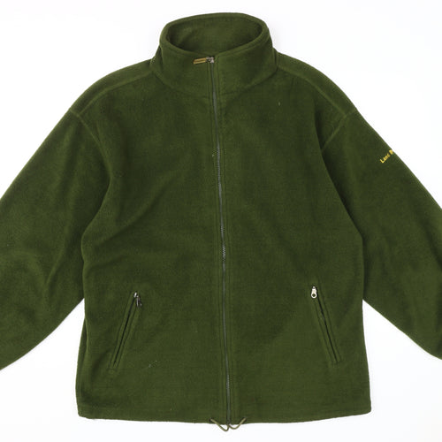 Land Rover Men's Green Fleece Jacket - L