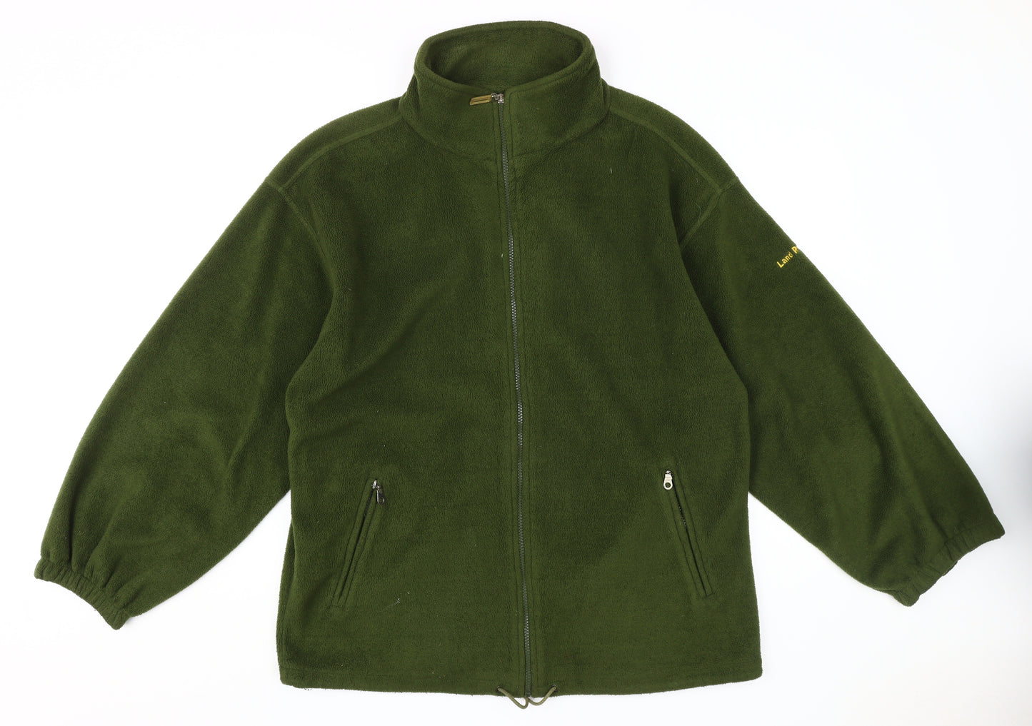 Land Rover Men's Green Fleece Jacket - L