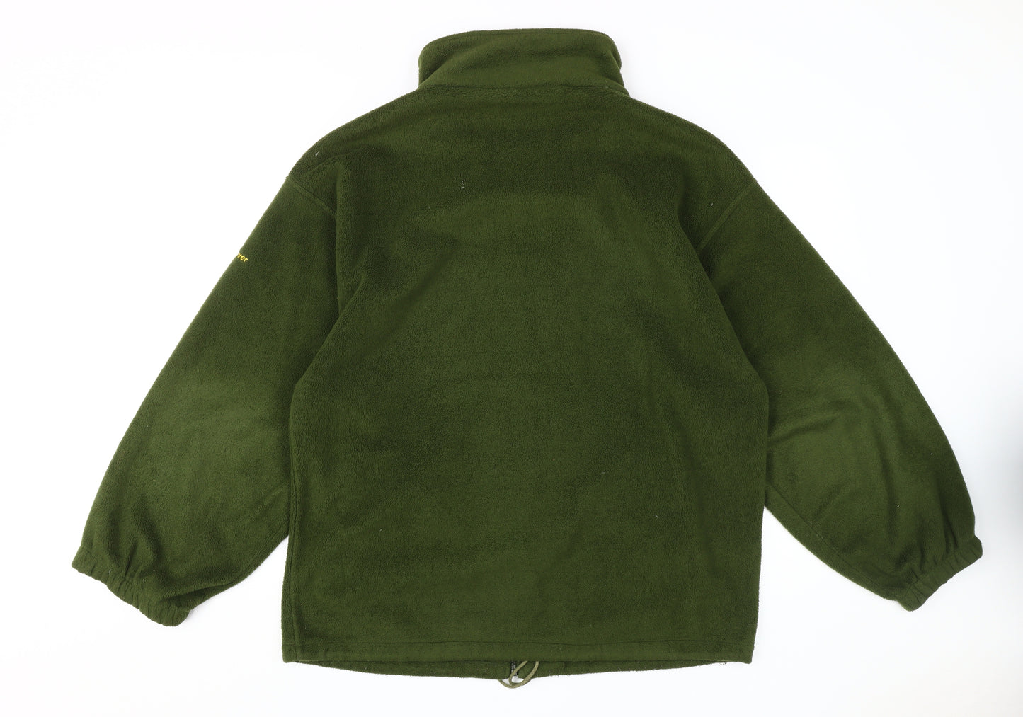 Land Rover Men's Green Fleece Jacket - L