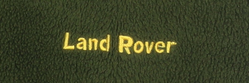 Land Rover Men's Green Fleece Jacket - L