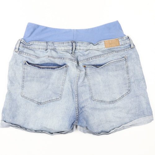 H&M Women's Blue Maternity Denim Shorts Size 24