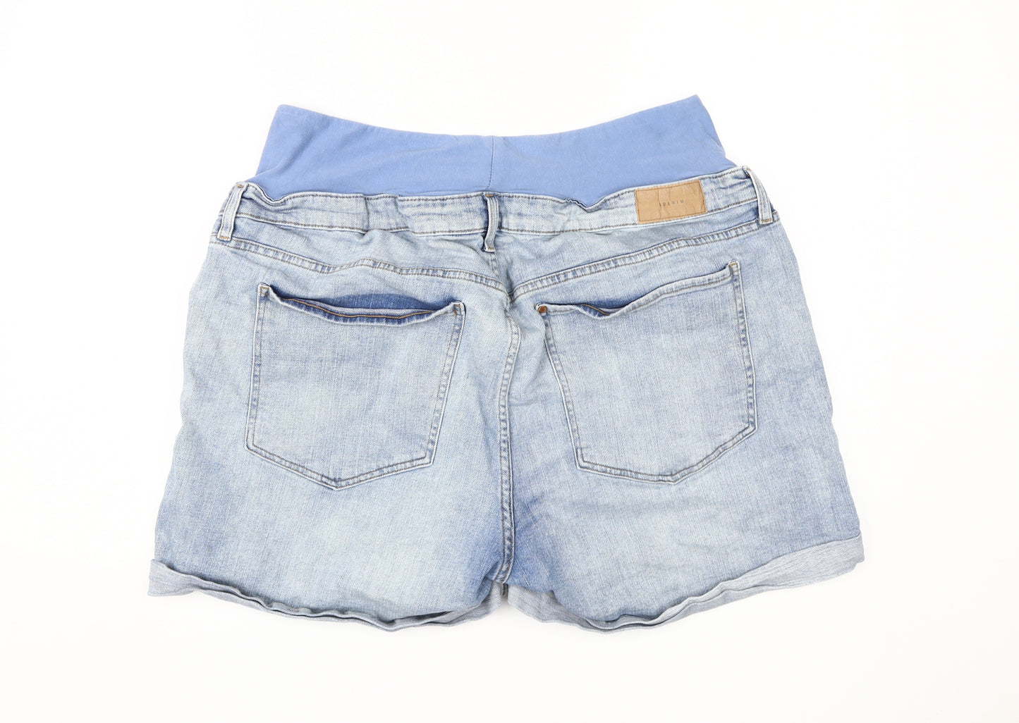 H&M Women's Blue Maternity Denim Shorts Size 24