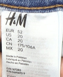 H&M Women's Blue Maternity Denim Shorts Size 24