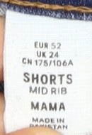 H&M Women's Blue Maternity Denim Shorts Size 24