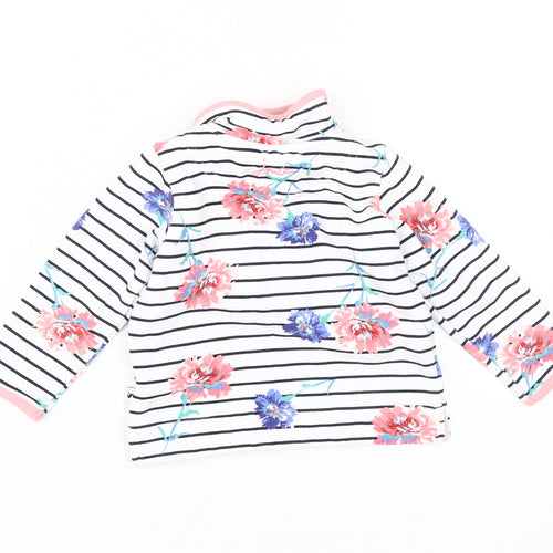 Joules Unisex Floral Striped Pullover 12M Cotton Jersey