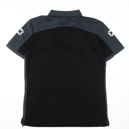 Stanno Men's Black XL Polo Football Jersey