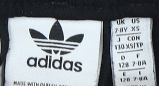 Adidas Boys Black Jogger Trousers 7 Years