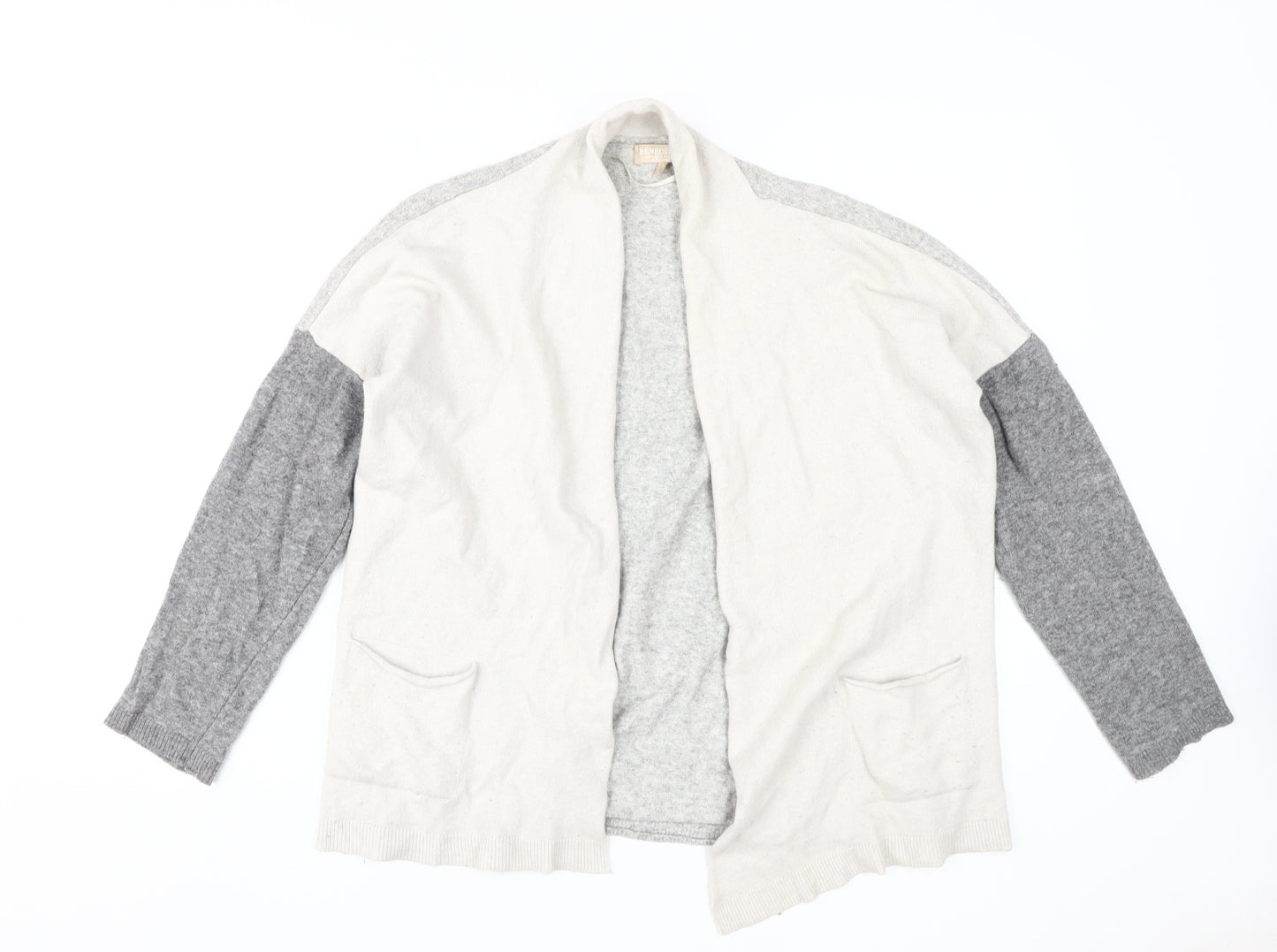 Benedetta B. Women's Grey Cardigan L Merino Wool