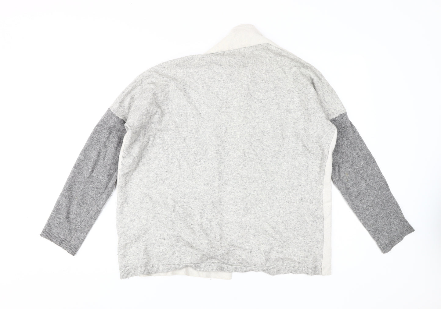 Benedetta B. Women's Grey Cardigan L Merino Wool