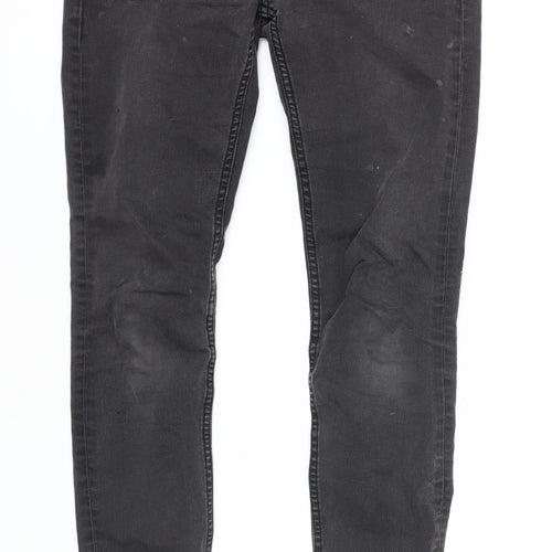 H&M Women's Black Skinny Jeans, Size 12 - Regular Fit