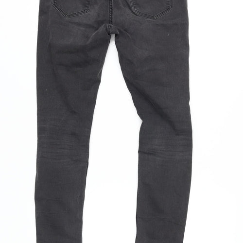 H&M Women's Black Skinny Jeans, Size 12 - Regular Fit