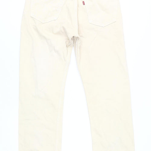 Levi's Beige Men’s Jeans 32X30 Cotton Logo