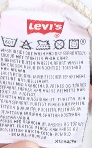 Levi's Beige Men’s Jeans 32X30 Cotton Logo