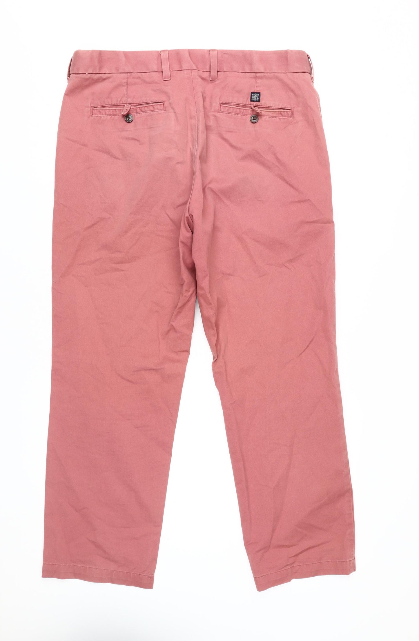 Marks and Spencer Red Chino Trousers for Men, Size 36