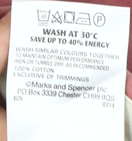 Marks and Spencer Red Chino Trousers for Men, Size 36