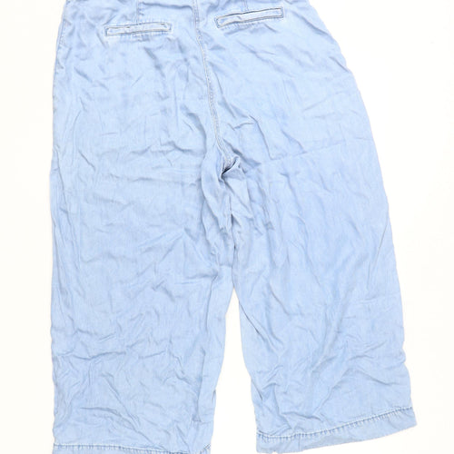 Next Women's Blue Cropped Trousers Size 14
