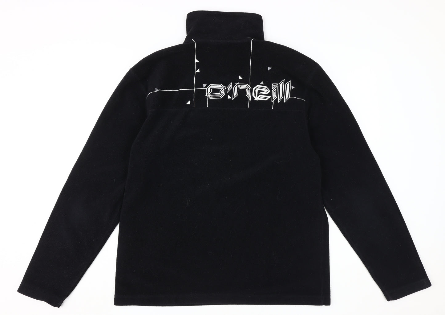 O'Neill Men's Black M Pullover Sweatshirt, 1/4 Zip, Logo Accents