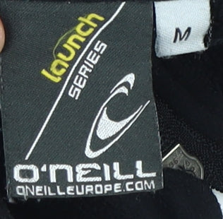 O'Neill Men's Black M Pullover Sweatshirt, 1/4 Zip, Logo Accents