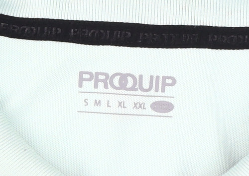 PROQUIP Men's Green Polo Shirt L - Casual Golf Attire
