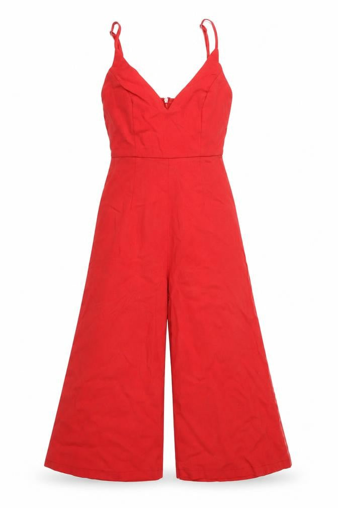 Luvahot Women's Red Jumpsuit UK Size 8 Sleeveless Party