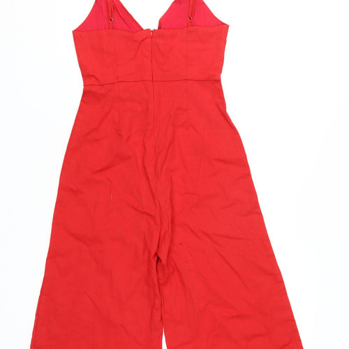 Luvahot Women's Red Jumpsuit UK Size 8 Sleeveless Party