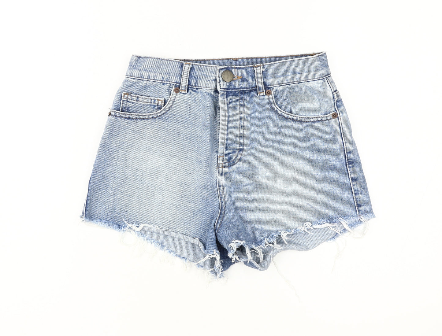 ASOS Women's Blue Denim Cut-Off Shorts, Size 6