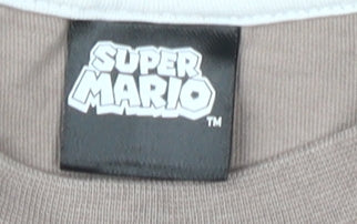 Super Mario Boys Beige Yoshi T-Shirt, 5-6 Years, Graphic Print