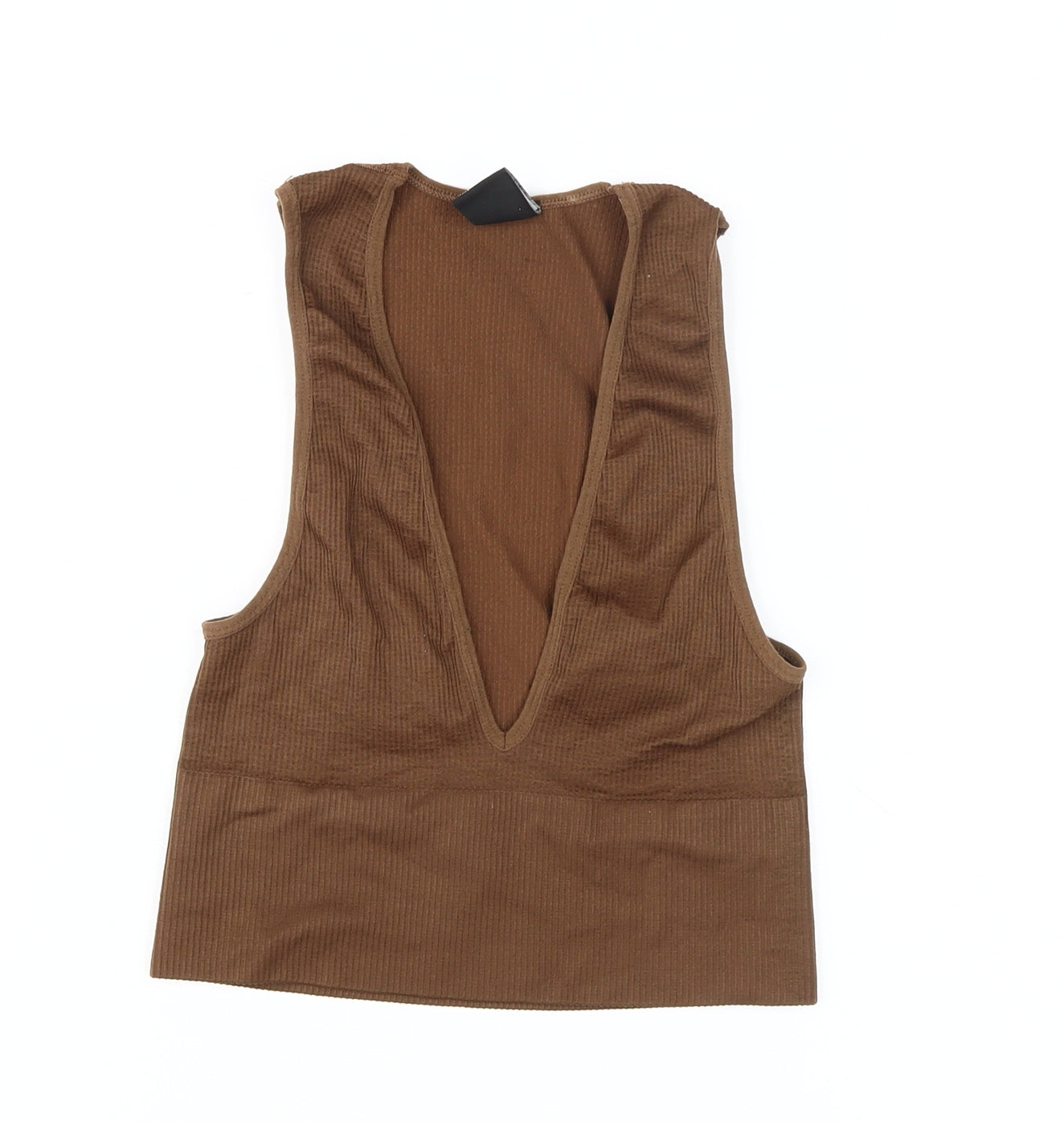 Urban Outfitters Women's Brown Cropped Tank Top M