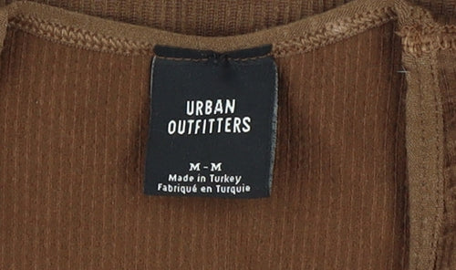 Urban Outfitters Women's Brown Cropped Tank Top M