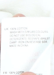 White Stuff Women's White Button-Up Shirt Size 14