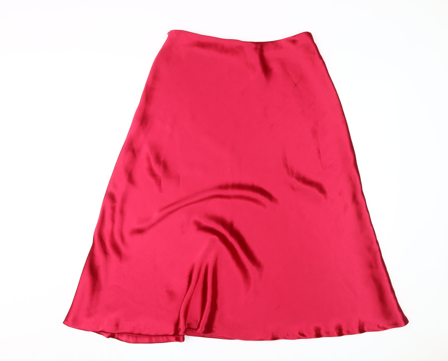 Zara Woman Red Midi Skirt, Women's Size L