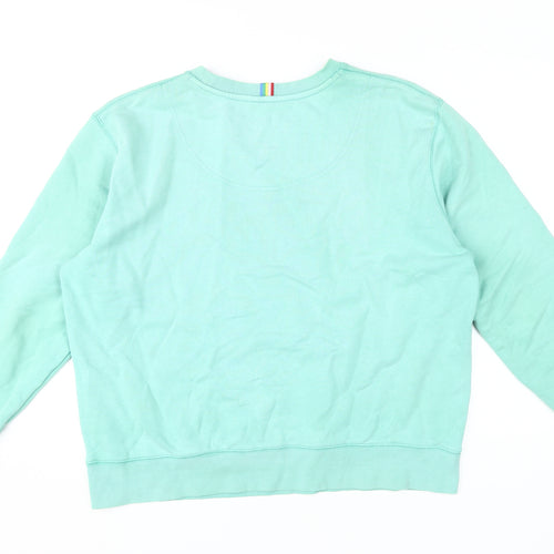 Joules Women's Green Pullover Sweatshirt Size 14