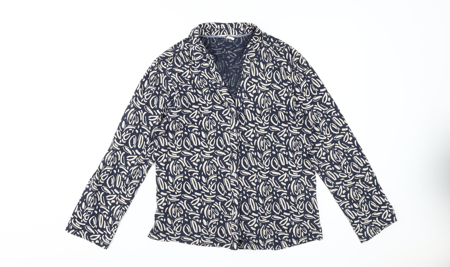 White Stuff Women's Multicoloured Button-Up Shirt, Size 14