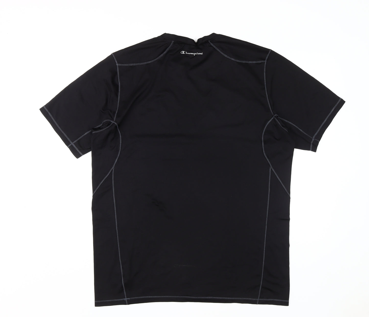 Champion Men's Black Athletic T-Shirt Large Gym