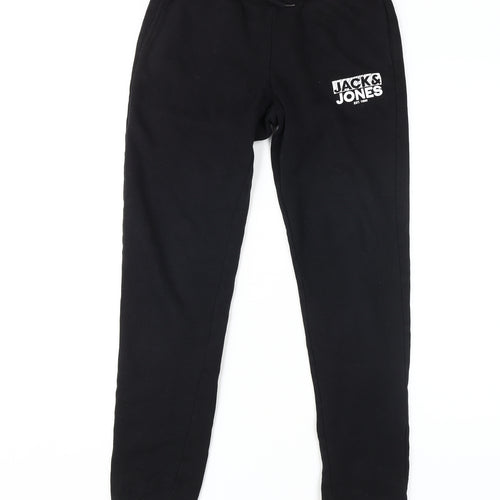 Jack & Jones Boys Black Jogger Trousers 164