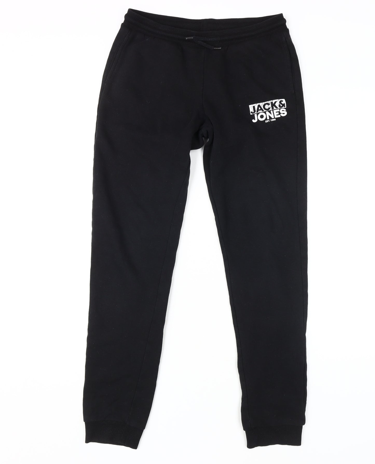 Jack & Jones Boys Black Jogger Trousers 164