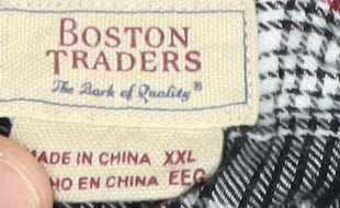 Boston Traders Men's Multicoloured Plaid Shirt 2XL