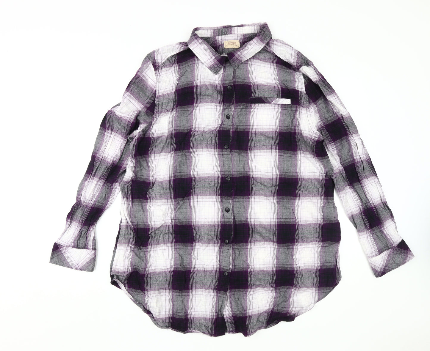 Boston Traders Men's XXL Plaid Button-Up Shirt